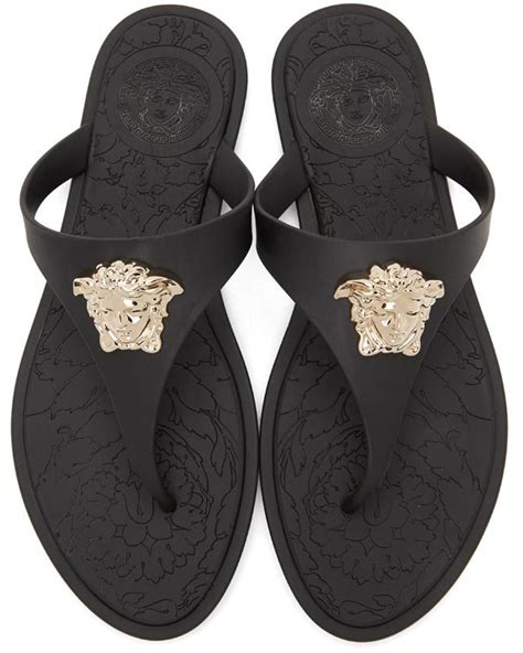 versace flip flops womens